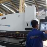 controllo del touch screen cnc pressa piegatrice 6 assi 220T 4000MM potenza motore siemens