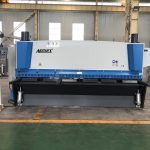 Cesoia ghigliottina idraulica 3200mm x 8mm con supporto materiale pneumatico